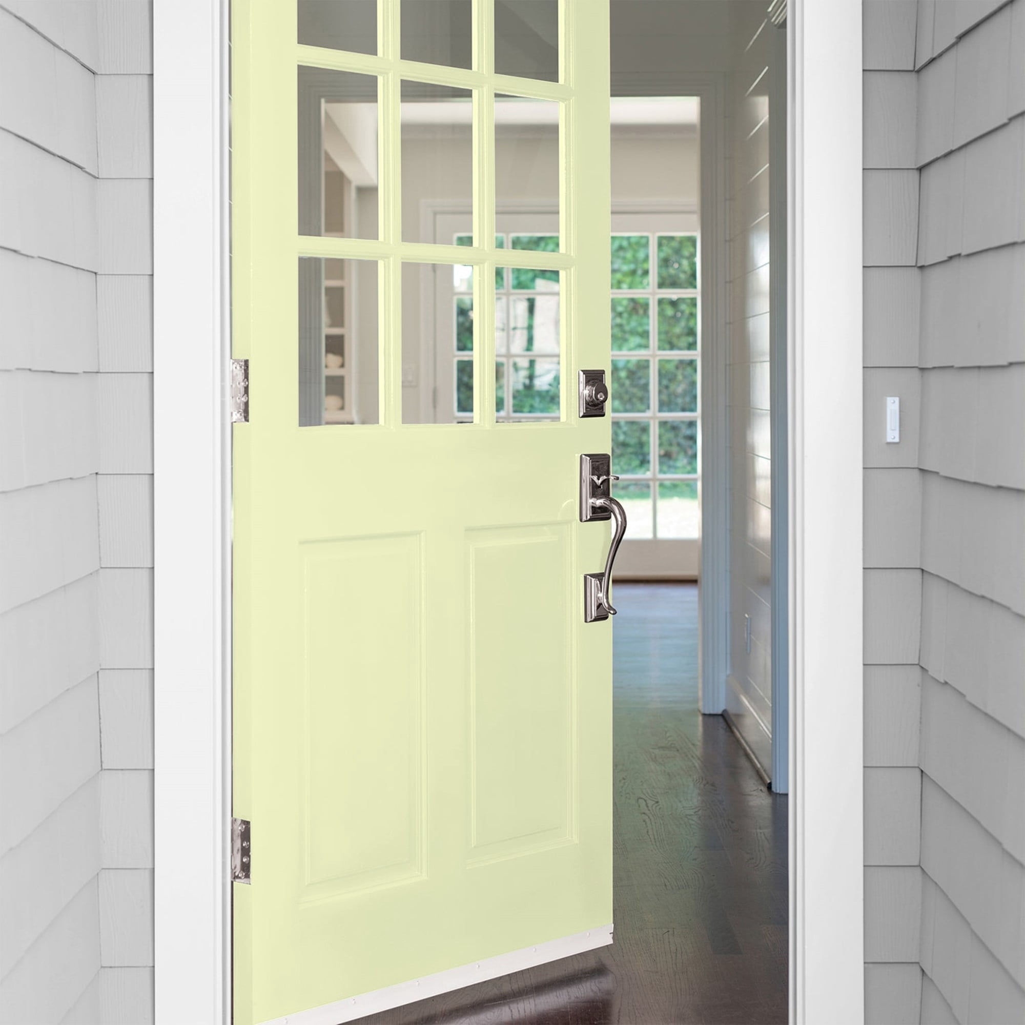 Glidden High Endurance Plus Delicate Daisy Satin Exterior Paint and Primer, 1 Quart