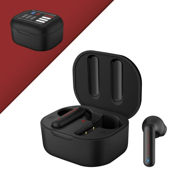 Audífonos Bluetooth Steren FreePods Touch True Wireless Star Wars modelo Vader negro