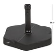 thumbnail image 6 of Salazar 66-pound Concrete and Steel Umbrella Base, Black, 6 of 6