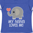 thumbnail image 4 of Inktastic Nana Loves Me Gift For Grandkids Boys or Girls Toddler T-Shirt, 4 of 5