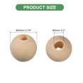 thumbnail image 2 of 200Pack 20mm Natural Wood Spacer Beads, 5mm Large Hole Unfinished Round Wooden Beads, 2 of 6