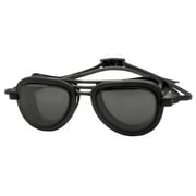 Dolfino Adult Aviator Shade Goggle, Black, Unisex