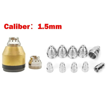 

P80 plasma cutting torch protective cover and 10pc Cutter Torch Nozzle Electrode