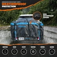 thumbnail image 5 of Mockins 60"x24"x6" Trailer Hitch Cargo Carrier with 25 Cu.Ft. Blue Cargo Bag and Accessories, 5 of 9
