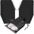 thumbnail image 1 of Bolsa de zapatos para viajes, 15 bolsas de zapatos no tejidas con ventanas transparentes, bolsas de zapatos con cordón para hombres y mujeres, 1 of 5