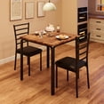 thumbnail image 4 of QinaQin Double Dining Table and Chair Set Features a Square Table and Two Chairs, Saving Space and Perfect for Small Kitchens, Dining Rooms, Apartments, 4 of 8