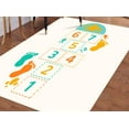 thumbnail image 3 of Hopscotch Pattern Kids Rugs, Colorful Rug, Personalized Kids Rugs, Children Rug, Door Mat, Nursery Rug, Small Rug, Area Rug, Girl Room Rug, 2.6'x5' - 80x150 cm, 3 of 5