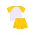 thumbnail image 4 of Kmbangi Baby Boys Clothes Set Dinosaur Print T-shirt+Solid Color Shorts, 4 of 8