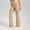 Khaki, variant on MASKERT Women's Fleece Lined Flare Pants, High Waisted Stretch Casual Pants, Water Resistant Warm Pants with 4 Pockets for Outdoor Travel and Daily Wear
