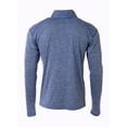 thumbnail image 3 of A4 N4010 Mens Tonal Space Dye Quarter Zip, 3 of 5
