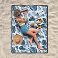 thumbnail image 2 of Extra Large Picnic Blankets Waterproof Foldable (60 "x 80") Beach Blanket Waterproof Sandproof,3-Layer Thicking Mat Outdoor Packable Camping Blanket, 2 of 6