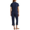 thumbnail image 4 of Tommy Hilfiger 2 Piece Notch Collar Pajama Set (Navy, Medium), 4 of 4