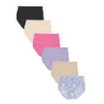 thumbnail image 1 of Hanes Womens Comfort Flex Fit Microfiber Stretch Modern Brief 6-Pack, S, 1 of 5