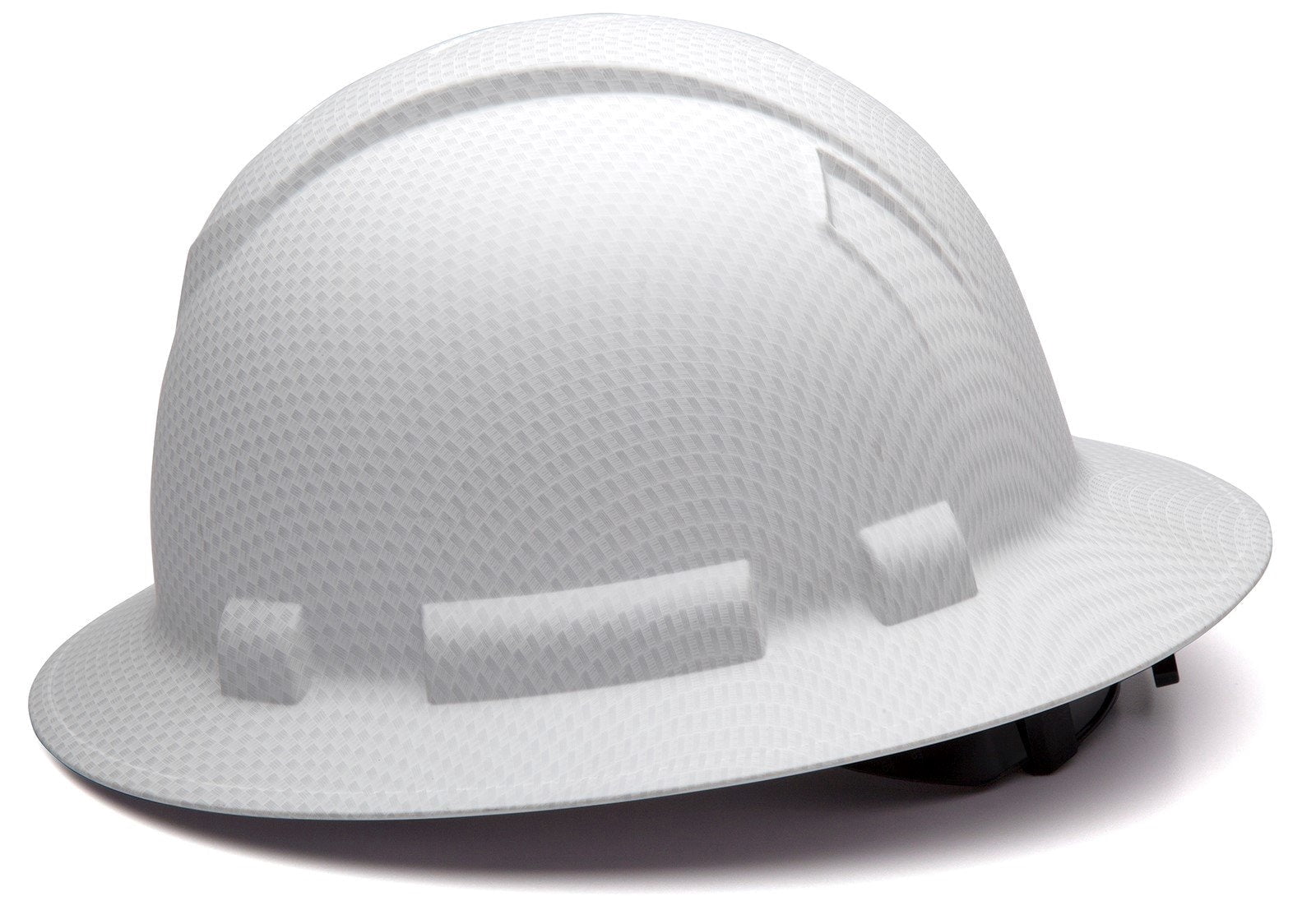 Pyramex Ridgeline Full Brim Hard Hat, 4-Point Ratchet Suspension - All Colors