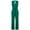 Green Pants for Women, variant on LMOIPLI Women's Vintage Adjustable Strap Romper Slim Fitting Plain Color Wide Leg Outfits Lightweight Long Pants Adjustable Strap Romper Overalls Long Bib Pants Fashion Summer Clothes Blue S