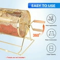 thumbnail image 4 of GSE Games & Sports Expert Brass Raffle Drum, Professional Raffle Ticket Spinning Cage, Holds 2,000 Tickets or 80 Ping Pong Raffle Balls (Available in Small, Medium, Large & X-Large), 4 of 7
