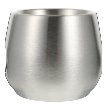 

1pc Stainless Steel Double Deck Water Mug Coffee Mug Kitchen Supply for Home