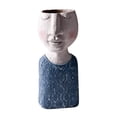 thumbnail image 4 of 2 piezas cara humana estatua florero moderno decoración del hogar Zulema florero de maceta de arte, 4 of 6
