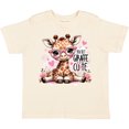 thumbnail image 3 of Inktastic You Bet Giraffe I'm Cute Girls Toddler T-Shirt, 3 of 5