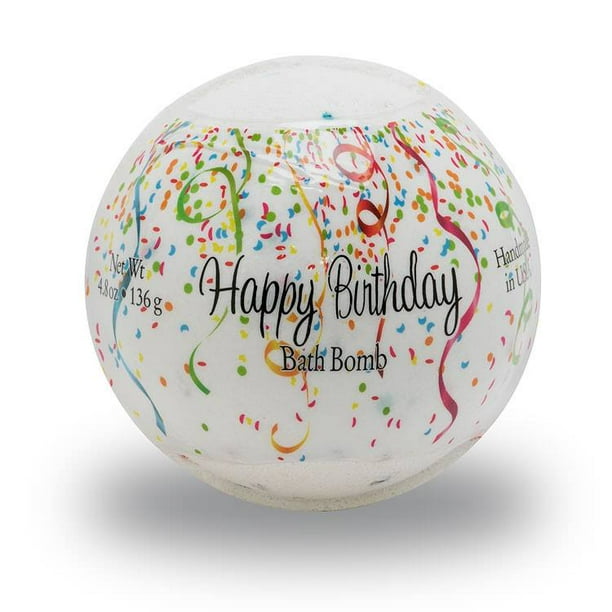 Happy Birthday 4.8 oz Bath Bomb - Walmart.com - Walmart.com