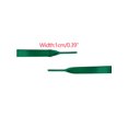 thumbnail image 5 of INSPIRE CHIC Unisex Solid Color Flat 0.4'' Wide Ribbon Shoelaces 2 Pairs 100cm/39.4" Dark Green, 5 of 6