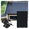 thumbnail image 2 of 6 Inch 12V Solar Exhaust Fan  Mini Ventilator Solar Panel Powered Fan Air Extractor for Dog Chicken House RV Greenhouse Fan ,High-Efficiency, 2 of 5