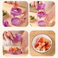 thumbnail image 5 of Cortador de Frutas de Tomate Cherry Cortador de Frutas de Fresa Cortador y Rebanador de Frutas Tipo Prensa de Tomates Cherry y Uvas, 5 of 5