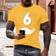 thumbnail image 1 of Tops para hombre, blusas y camisas de manga corta con cuello redondo para hombre, jersey informal con cuello redondo estampado para hombre, pantalones cortos deportivos para fitness, blusa de poliéste, 1 of 5