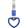 thumbnail image 3 of Tsurikawa Ring Heart JDM Train Bus Handle Hand Strap Drift Charm Strap Drift,Blue, 3 of 4
