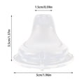 thumbnail image 3 of Becs de Remplacement pour Mamelon en Silicone Transparent, Lot de 1 avec Sac en Maille Compatible Lave-Vaisselle, Convient à l'Apprentissage Actif, à l'Embout et à la Biberon, 3 of 6