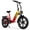Sunset-Red, variant on EF1 Pro Electric Bike for Adults, 1500W Peak Motor 28MPH Folding E Bike, 48V 20Ah LG Battery 80-Mile Long Range, 20" x 4.0 All-Terrain Fat Tires, Shimano 7-Speed, Khaki