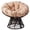 Beige & Dark Brown, variant on Tcbosik Wicker Papasan Chair with 360-Degree Swivel, Lounge Chair with Cushion, Leisure Chair for Living Room, Bedroom, Balcony, Beige & Dark Brown