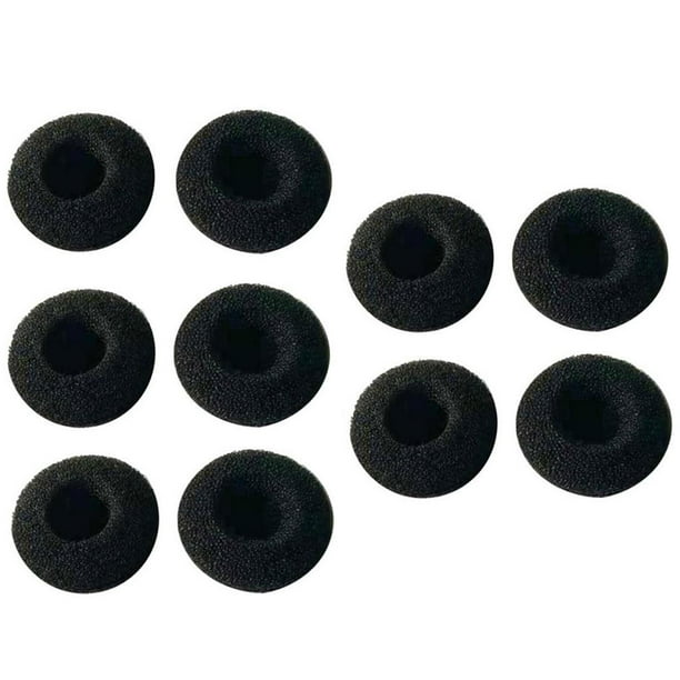 10 Piezas de Almohadilla de Espuma para Los Oídos Almohadillas de Esponja de Repuesto para Auriculares