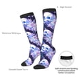 thumbnail image 4 of Balery blue starry sky Skull flower Calcetines novedosos Calcetines deportivos Calcetines hasta la rodilla Calcetines de algodón Calcetines originales y geniales, 4 of 6