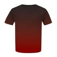 thumbnail image 5 of Tittly Womens T Shirts Cotton Shirts Tops Plus Size Summer Tops for Women Plus Size Round Neck Short Sleeve T Shirt For Women; Summer Loose T Shirt Casual Top. Red, 5 of 5
