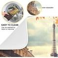 thumbnail image 2 of FREEAMG Dish Drying Mat Eiffel Tower Landscape Absorbent Dry Mats for Dishes Draining Pad for Kitchen Countertop 16" x 18", 2 of 7
