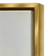 thumbnail image 4 of Stupell Industries Layered Abstract Thick Brushstrokes Neutral Browns Painting Painting Metallic Gold Floating Framed Canvas Print Wall Art, Design by Carol Robinson, 4 of 8