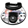 thumbnail image 5 of Segolike Sun Hat Built in Fan Visor Hat with Fan USB Rechargeable Three Settings Mini Fan Hat Outdoor Sun Visor Fan Hat for Climbing Hiking Gifts Black, 5 of 8
