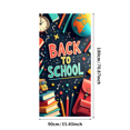 thumbnail image 3 of Back to School Books Clock Kids Poster Backdrop Banner Classroom Supplies Educational Decorations School Event Party Photography Props, 3 of 4