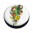 thumbnail image 4 of PUREYAH Fashion Woman Holding Microphone Rv Spare Tire Cover, Wheel Covers Protectors Universal Fit for Camping Travel Trailer Truck 15 inch, 4 of 6