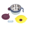 thumbnail image 4 of Cuenco Aislante Para Bebés, Cuenco De Alimentación Para Niños Pequeños A Prueba De Escaldaduras, Evita Deslizamientos, Capa Exterior De Silicona, Apto Para Microondas Para, 4 of 8