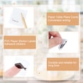 thumbnail image 4 of 240pcs 4 Styles Black Meal Stickers 1 Inch with 60pcs Table Place Card Food Choice Sticker Set Cow/Chicken/Fish/Carrot Wedding Meal Sticker, 4 of 6