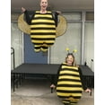 thumbnail image 4 of 4 PCS Adult Bee Costume Bumble Bee Costume for Women Queen Bee Costume with Headpiece and Stockings, 4 of 6