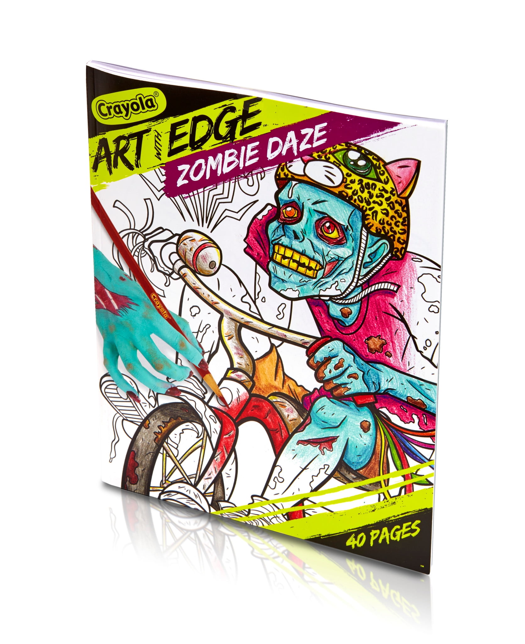 Download Crayola Art With Edge Zombie Daze Coloring Book 40 Pages Walmart Com Walmart Com