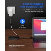 TOTU 9 in 1 USB C Hub Compatible with MacBook Pro Air and Type C Laptops