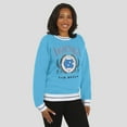 thumbnail image 4 of Women's WEAR by Erin Andrews Carolina Blue North Carolina Tar Heels Seal Sweatshirt, 4 of 5