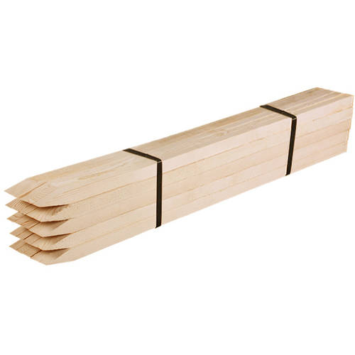 Greenes Fence 3 Foot Long Wooden Garden Stake, 25-Pack by Greenes Fence Company Inc