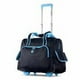 Bagages Amérique RT-3500-BK plus BU Luxe de la Mode Roulant Noir et Bleu – image 1 sur 6