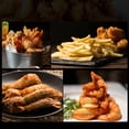 thumbnail image 3 of Frying Pot, Cold Touch Handle Food Grade Fryer Pan, Durable For Home Induction Cooker, 3 of 8