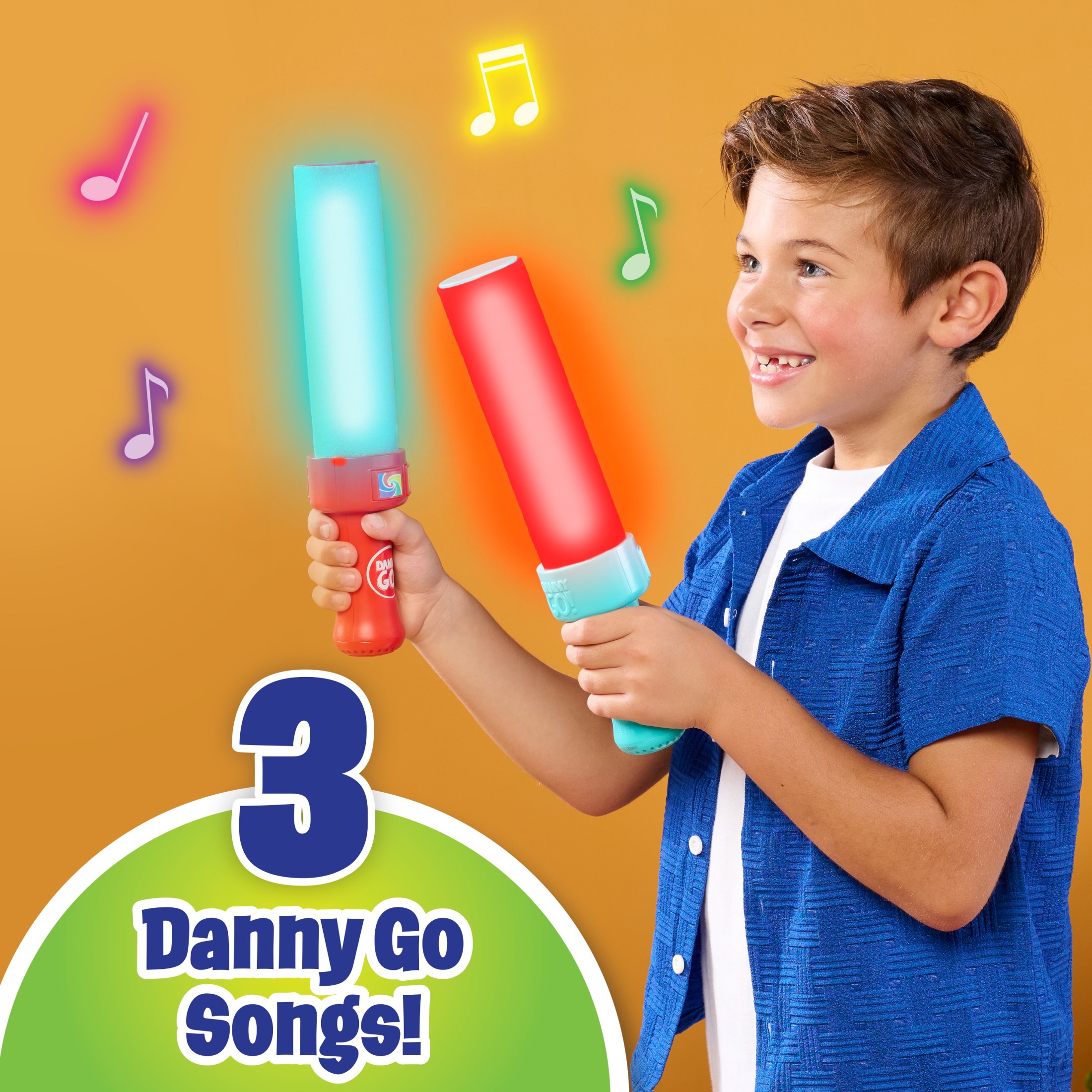 Danny Go! Color Beat Light-Up Drumsticks, Ages 3-8 photo 3